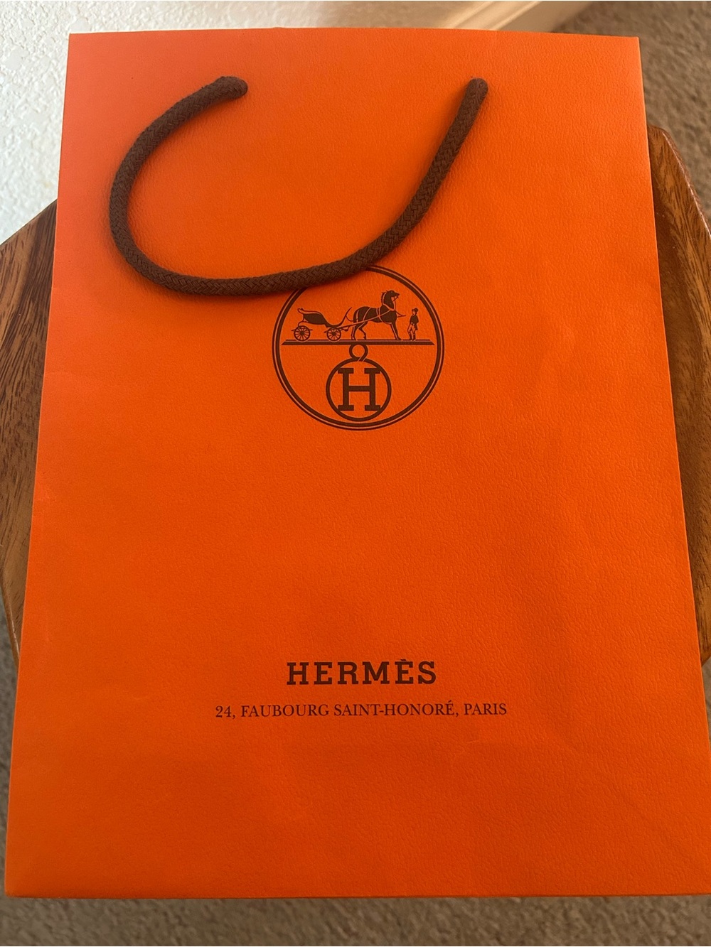 Hermès Paris Gift Shopping Bag